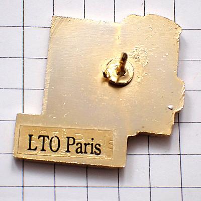 ピンバッジ・女の子の靴下ブルー青◇フランス限定ピンズ◇レアな