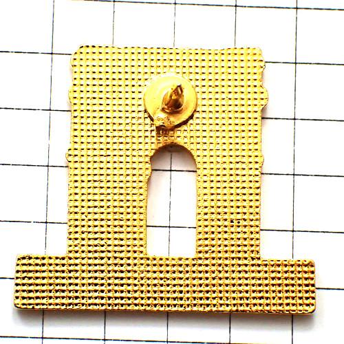 ピンバッジ・パリの凱旋門トリコロール青白赤◇フランス限定ピンズ