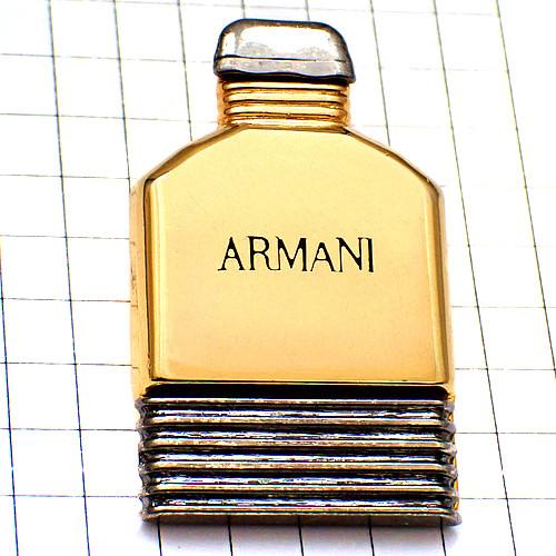 ピンバッジ・アルマーニ香水壜 GIORGIO-ARMANI◇フランス限定ピンズ
