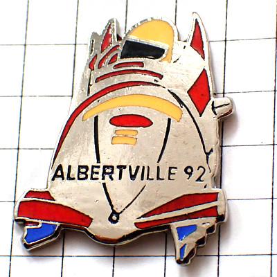 ピンバッジ・アルベールビル五輪ボブスレースポンサー冬季オリンピック