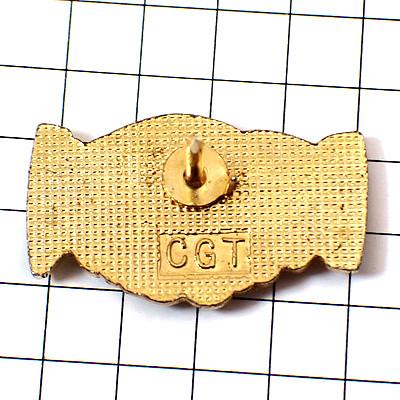 ピンバッジ・がっちり握手ブルー青◇フランス限定ピンズ◇レアな