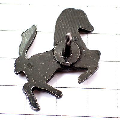 ピンバッジ・フェラーリの馬ロゴ車シルバー銀色◇フランス限定ピンズ