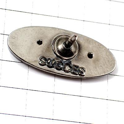 ピンバッジ・フォード車ロゴ楕円シルバー銀色 FORD USA◇フランス限定