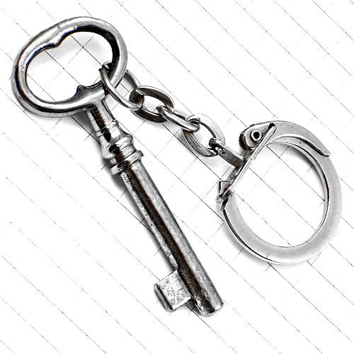 キーホルダー・銀色のカギ鍵シルバー◇フランス限定ポルトクレ◇レアな