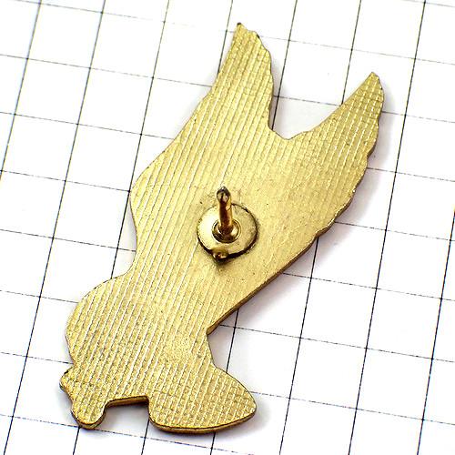 ピンバッジ・鷲イーグル鳥わし金色ゴールド/USAアメリカ◇フランス限定