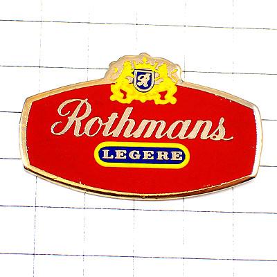 ピンバッジ・ロスマンズ煙草たばこラベル赤タバコ ROTHMANS ENGLAND