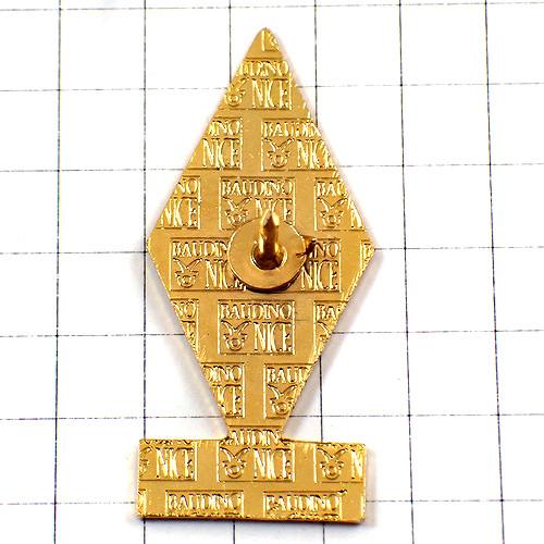 ピンバッジ・モナコ紋章の赤白模様ARMひし形◇フランス限定ピンズ