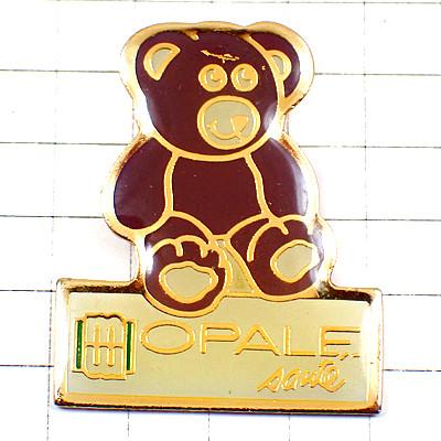 ピンバッジ・クマのぬいぐるみ熊 TEDDY-BEAR◇フランス限定ピンズ