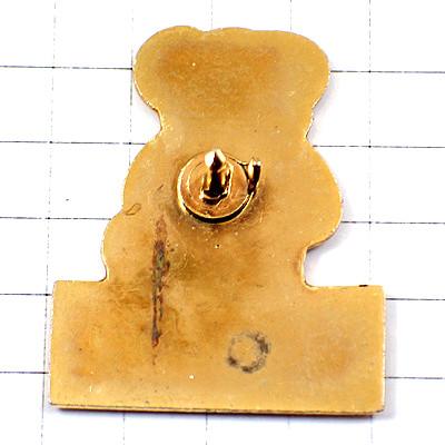ピンバッジ・クマのぬいぐるみ熊 TEDDY-BEAR◇フランス限定ピンズ