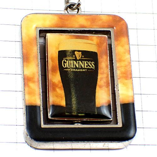 キーホルダー・ギネスビール酒ジョッキ一杯アイルランド◇フランス限定