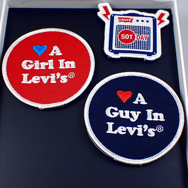 ピンバッジ・箱入りリーバイス501ジーンズ洋服 LEVIS LEVIS-501-DAY