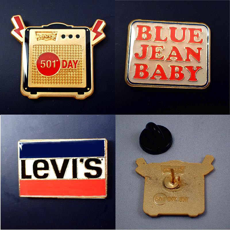 ピンバッジ・箱入りリーバイス501ジーンズ洋服 LEVIS LEVIS-501-DAY