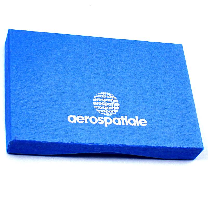 ピンバッジ・箱入りアエロスパシアル飛行機9個 AEROSPATIALE TOULOUSE