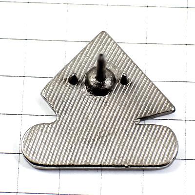 お買得ピンバッジ・ピラミッド型シルバー銀色◇フランス限定ピンズ