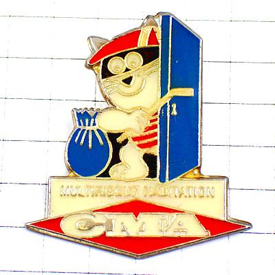 ピンバッジ・泥棒ドロボウ猫ネコねこ◇フランス限定ピンズ◇レアな