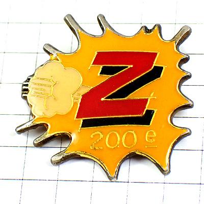 ピンバッジ・アルファベットZ自転車レース白い煙◇フランス限定ピンズ