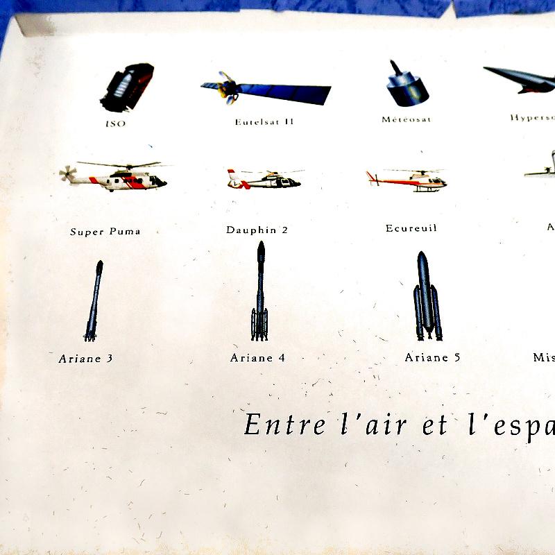 ピンバッジ・アエロスパシアル社18個セット人工衛星ロケット飛行機