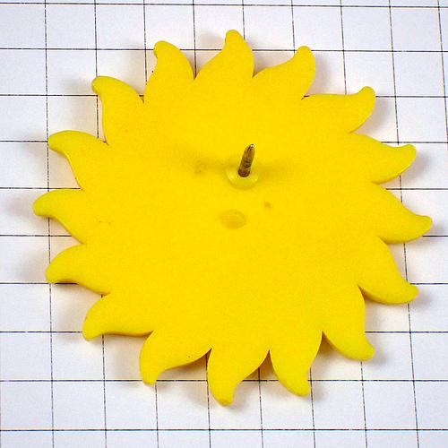 ピンバッジ・葉巻を吸う太陽ニコちゃんマーク笑顔 SMILEY◇フランス