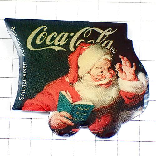 ピンバッジ・クリスマスのサンタクロース本コカコーラ COCA-COLA SANTA