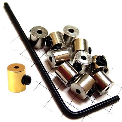 ピンバッジ の 留め具 しっかり留まる ネジ式 キャッチ 10個で1セット