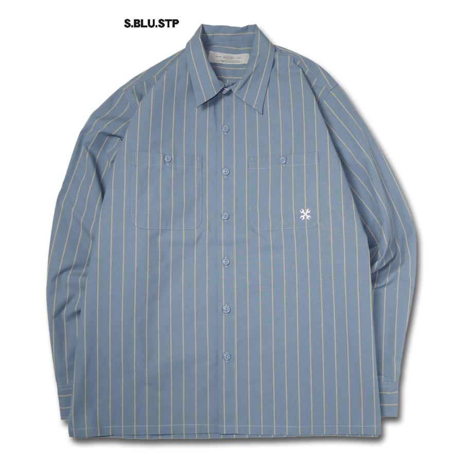 BLUCO（ブルコ） OL-0109 STANDARD WORK SHIRT L/S 7色(L.BLU/WHT/NVY