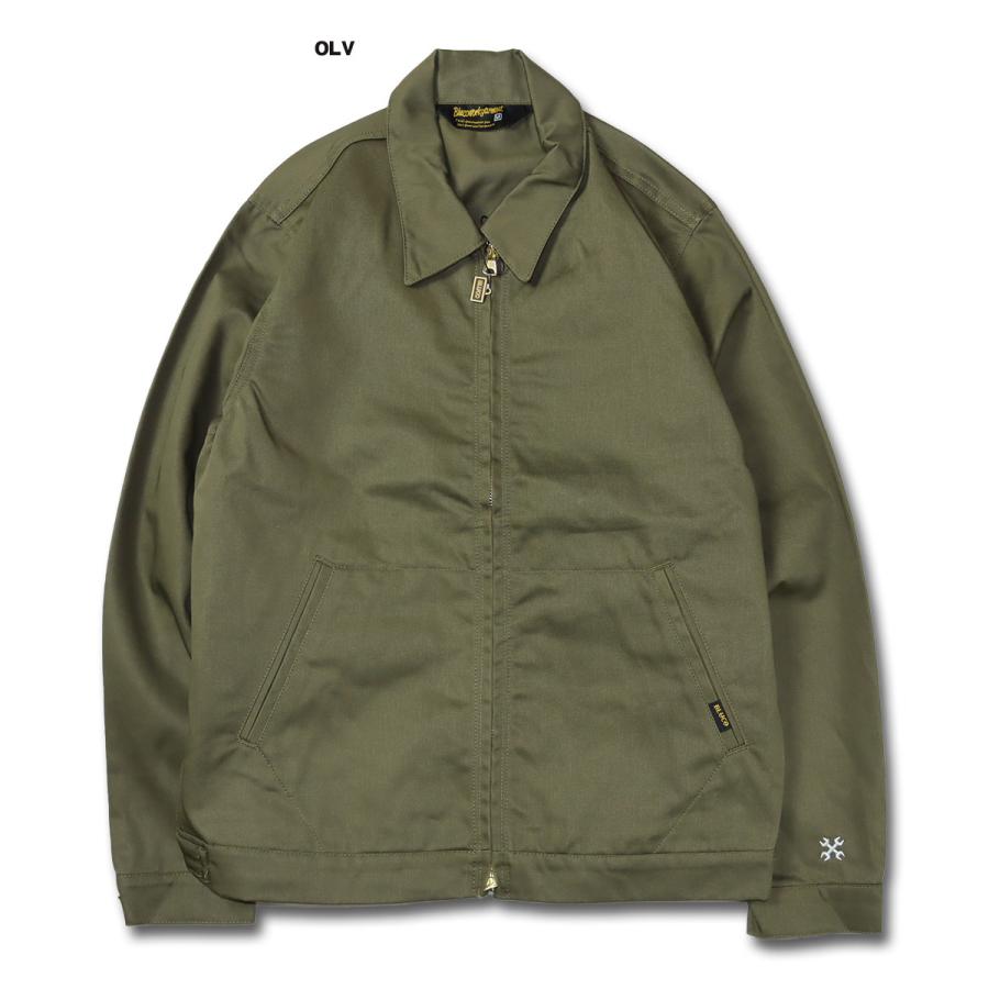 BLUCO(ブルコ) OL-0300 STANDARD WORK JACKET 4色(BLK/OLV/KHK/NVY)☆送料無料☆｜pinsstore｜07