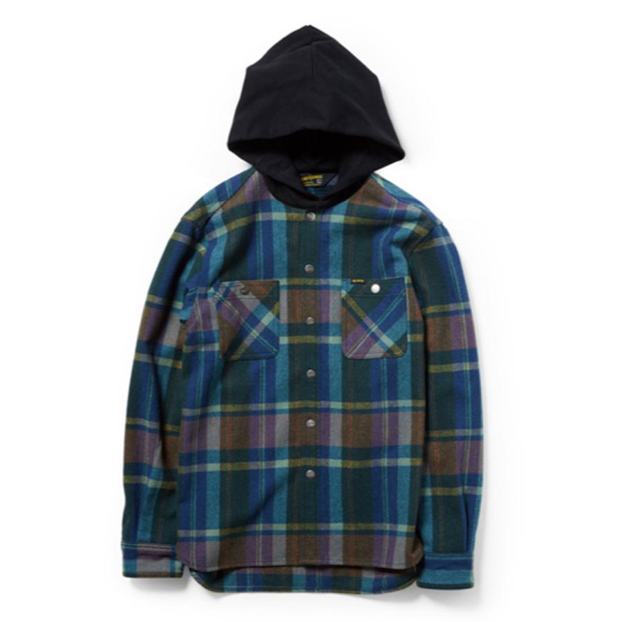 BLUCO（ブルコ） ☆セールプライス!!☆OL-049-020 HOOD NEL SHIRTS 全3