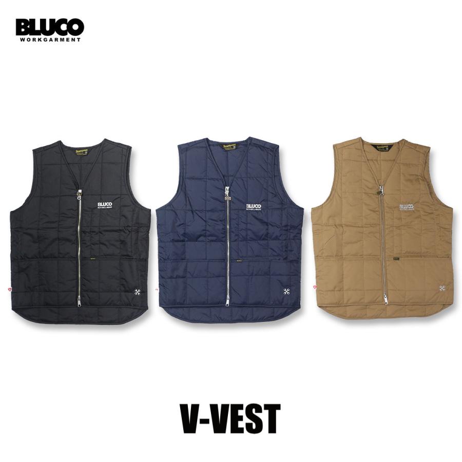 BLUCO（ブルコ） ☆セールプライス!!☆ OL-058-022 V-VEST 3色(BLK/KHK