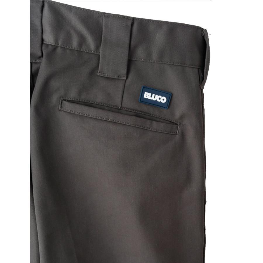 BLUCO（ブルコ） SLIM WORK PANTS -strech- 6色(BLK/L.GRY/KHK/NVY/OLV