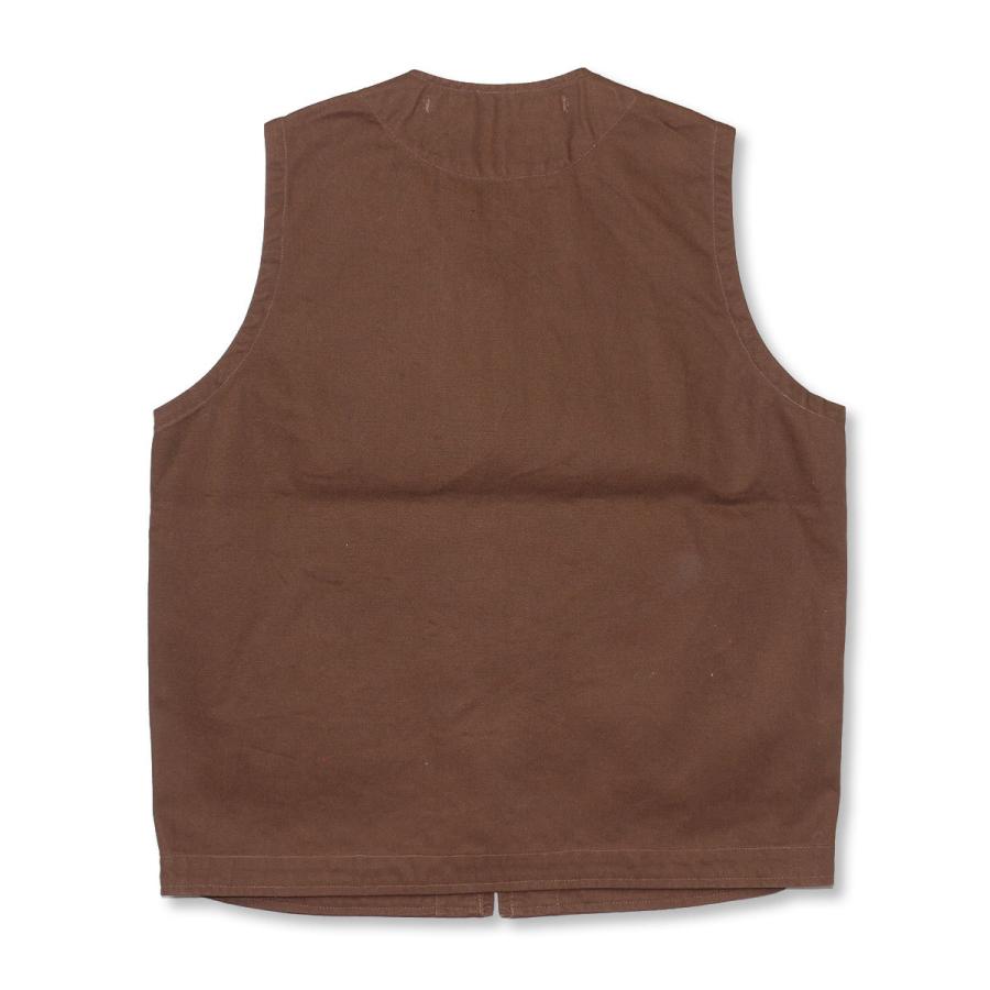 UNCROWD(アンクラウド) UC-107-022 CANVAS RIDE VEST 全2色(ブラック・ブラウン)☆送料無料☆｜pinsstore｜05