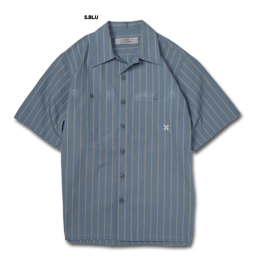 BLUCO（ブルコ） OL-108-023 STANDARD WORK SHIRT S/S 7色(NVY/BLK/L