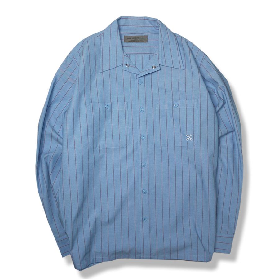 cactus　ブルコ　Lサイズ BLUCO（ブルコ） OL-109-022 STD WORK SHIRTS L/S 6色(BLK/NVY/OLV/ORG