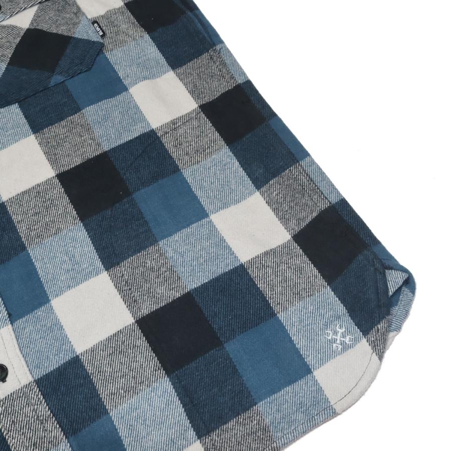 BLUCO（ブルコ） OL-11-048 BUFFALO CHECK FLANNEL SHIRT 3色(BLACK
