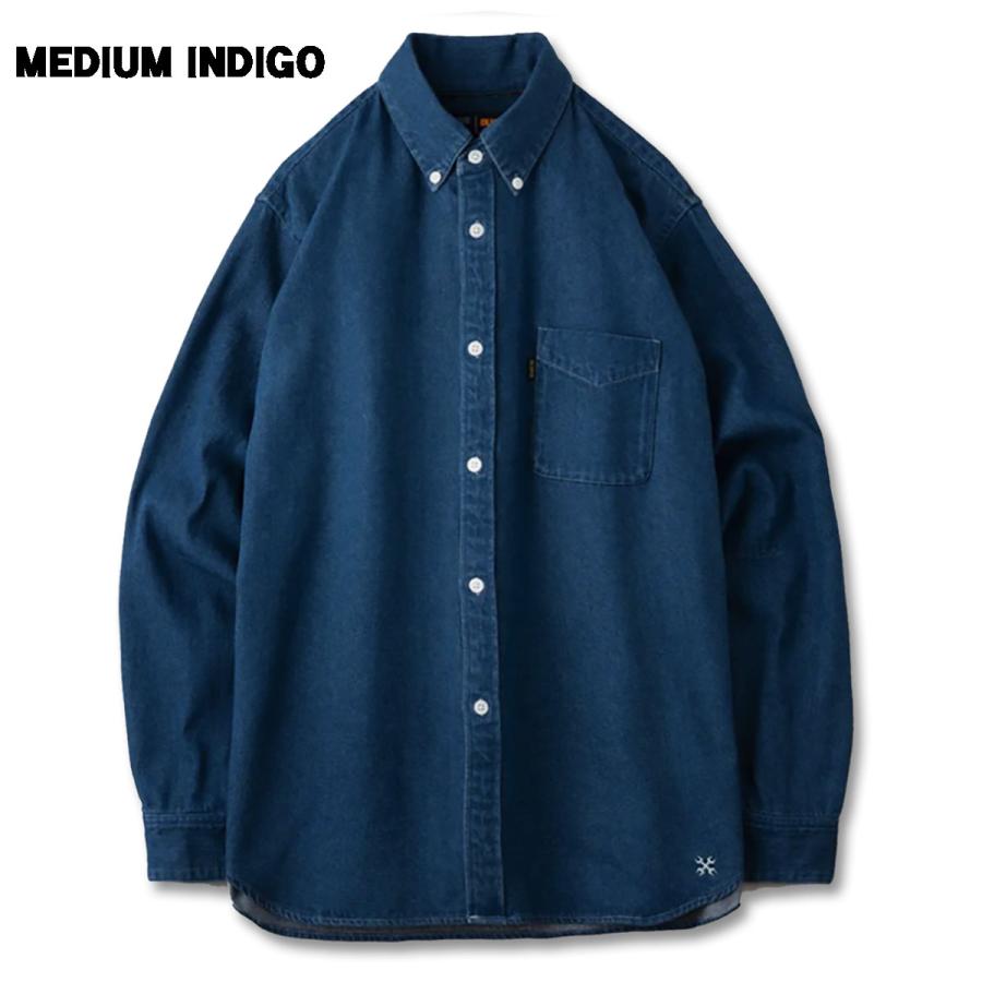 BLUCO(ブルコ) OL-11-109 STANDARD WORK SHIRTS L/S7色(BLK/NVY/BLU/KHK/WHT-STP/GRY-STP/SAX-STP) BLUCO（ブルコ） OL-11-109 STANDARD WORK SHIRTS L/S7色(BLK/NVY/BLU