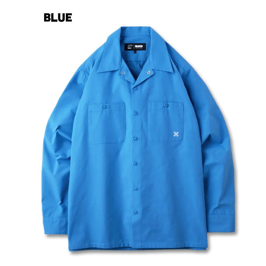 BLUCO（ブルコ） OL-11-109 STANDARD WORK SHIRTS L/S7色(BLK/NVY/BLU