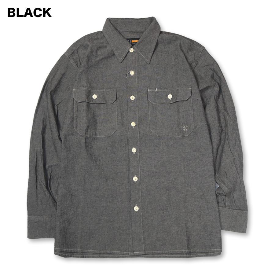 BLUCO（ブルコ） OL-11-121-26 シャンブレー ワークシャツ L/S 3色
