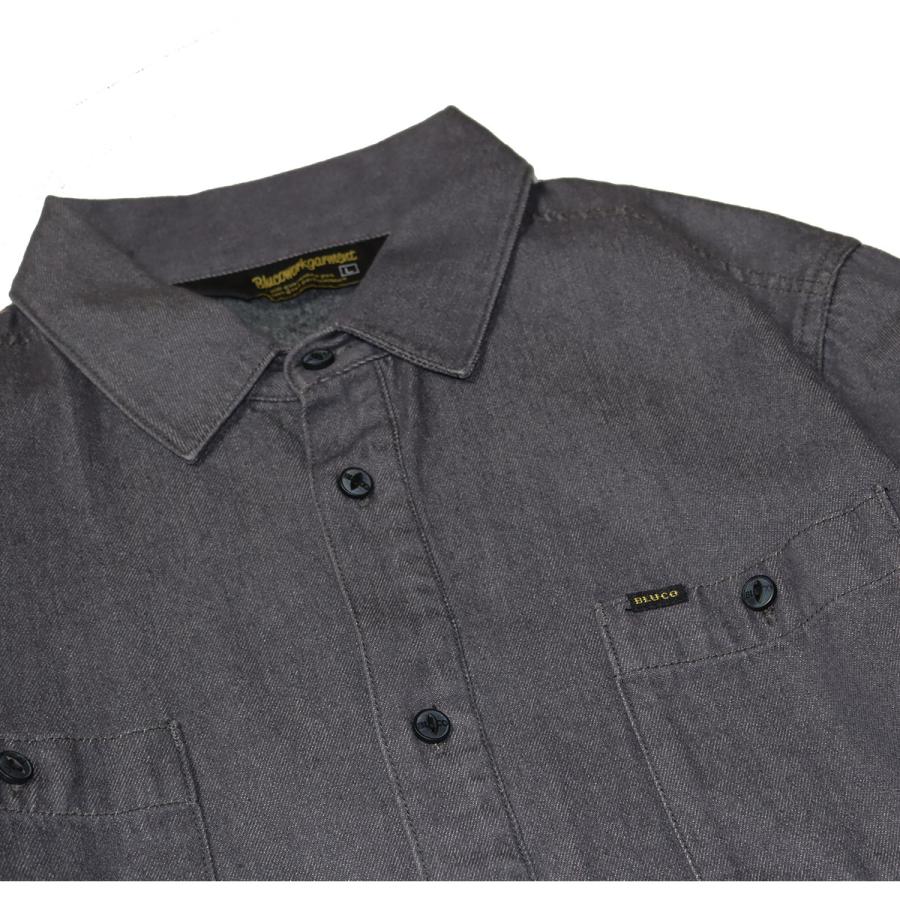 BLUCO（ブルコ） OL-1122 DENIM WORK SHIRT 3色(NVY/BLK/BLU)☆送料