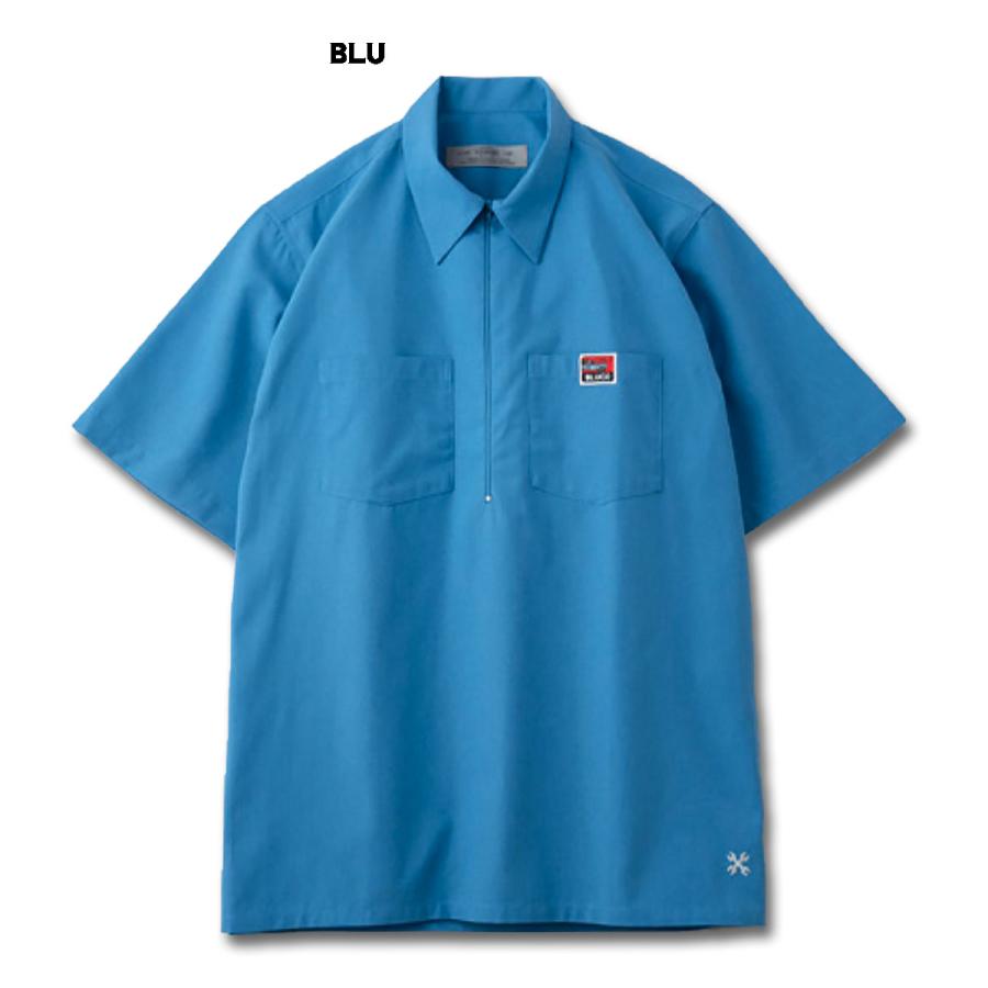 BLUCO（ブルコ） OL-21-108 STANDARD WORK SHIRT S/S 9色(WHT-STP/BLK