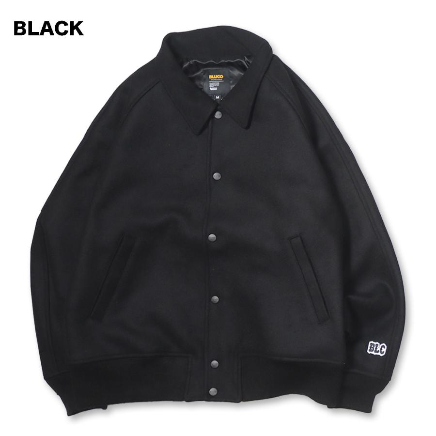 ブルコ HEAVY MELTON AWARD JACKET ブラック XL BLUCOブルコ