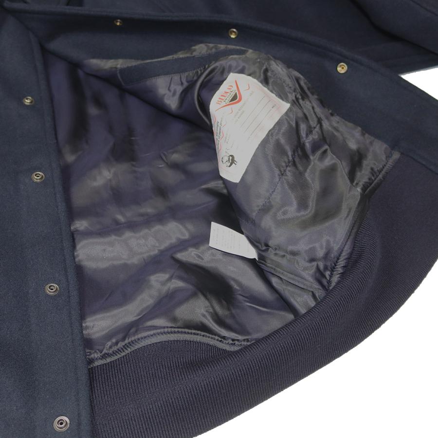BLUCO（ブルコ） OL-31-046 HEAVY MELTON AWARD JACKET 2色(BLACK/NAVY