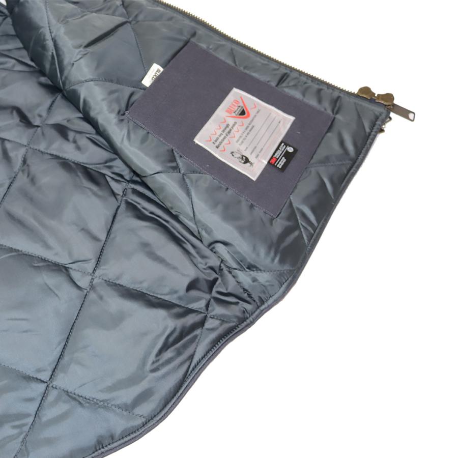 BLUCO（ブルコ） OL-35-012 V NECK DUCK VEST 3色(BLACK/BROWN