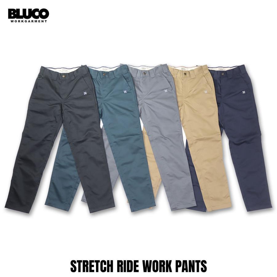 BLUCO(ブルコ) OL-41-001 STRETCH RIDE WORK PANTS 5色(BLACK/BLUCO BLUE/GRAY/KHAKI/NAVY) BLUCO（ブルコ） OL-41-001 STRETCH RIDE WORK PANTS 5色(BLACK/BLUCO
