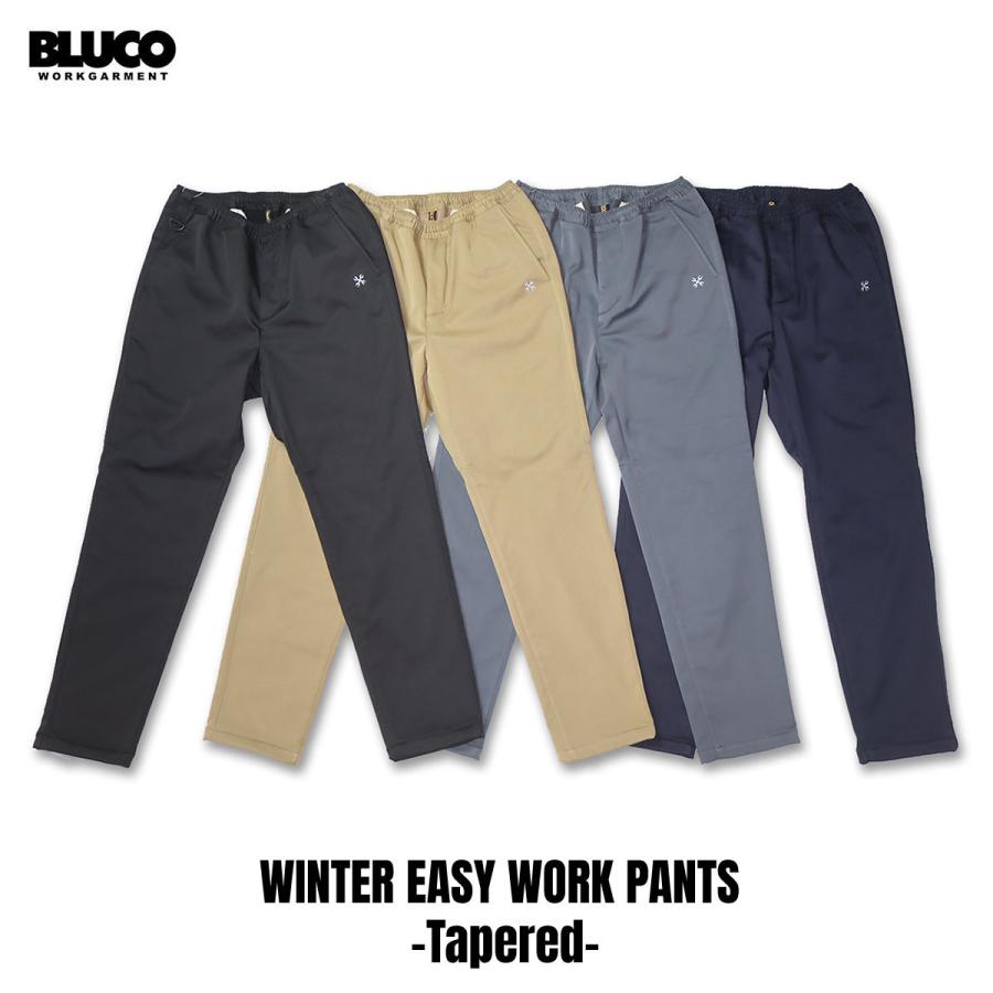 BLUCO（ブルコ） OL-41-027 WINTER EASY WORK PANTS -TAPERED- 4色(BLK