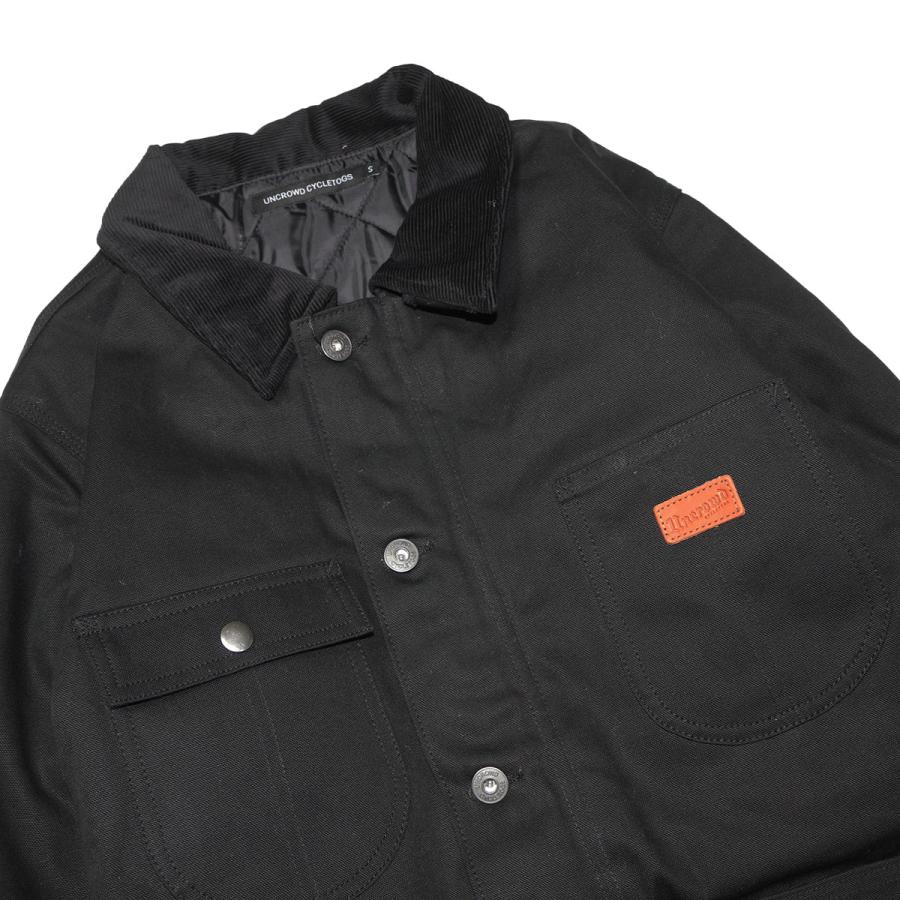 【新品未使用】uncrowd uc-119-018 N-3B COAT UNCROWD アンクラウド N-3B コート/L/black/BLUCO UNCROWD アン