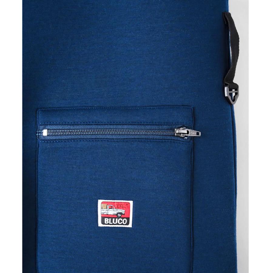 BLUCO/ブルコ　BONDING KNIT OVERALL ネイビー　L BLUCO/BONDING KNIT OVERALL(BLK)L