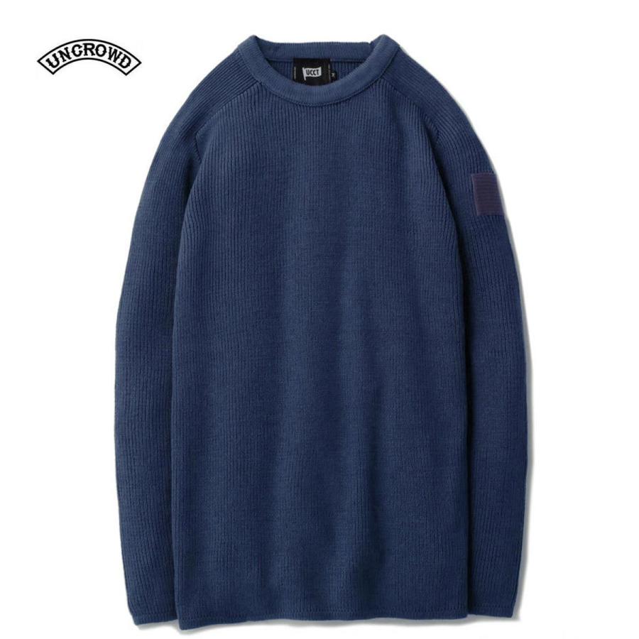 ☆セールプライス!! UNCROWD(アンクラウド)UC-501-018 COMMANDO SWEATER ネイビー ☆セールプライス!!☆UNCROWD(アンクラウド)UC-501-018 COMMANDO