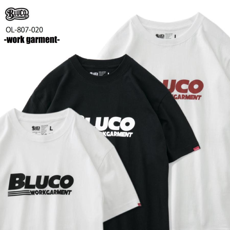 BLUCO 新しいスタイル ブルコ OL-807-020 -work garment- ホワイトxブラック 宅配 全3色 ☆送料無料☆ ブラック ホワイトxレッド