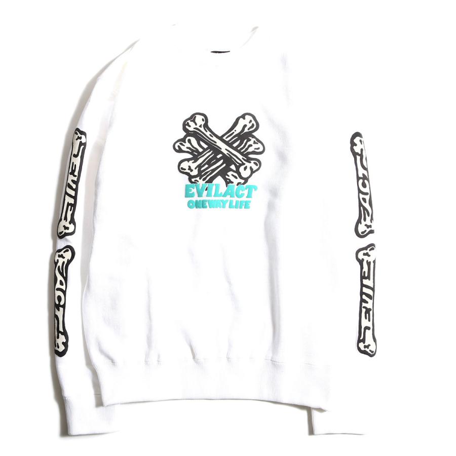 ☆セールプライス!!☆EVILACT(イーブルアクト) WC BONE SWEAT SHIRTS