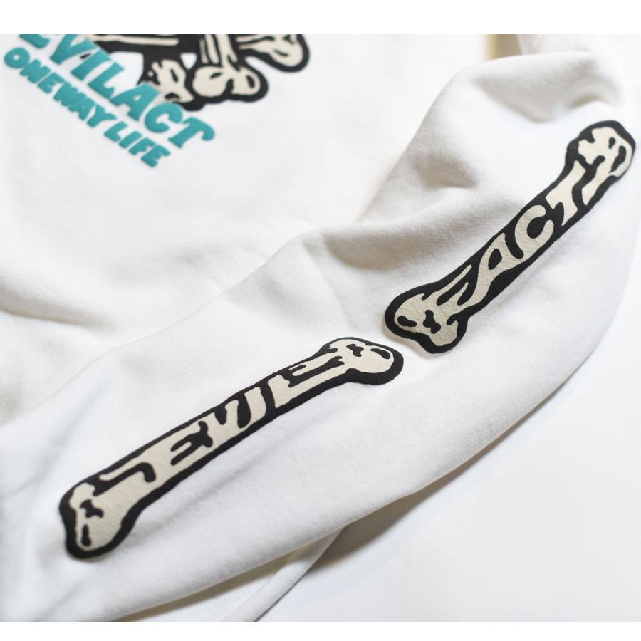 ☆セールプライス!! EVILACT(イーブルアクト) WC BONE SWEAT SHIRTS (ブラック・ホワイト・オリーブ) ☆セールプライス!!☆EVILACT(イーブルアクト) WC BONE SWEAT SHIRTS