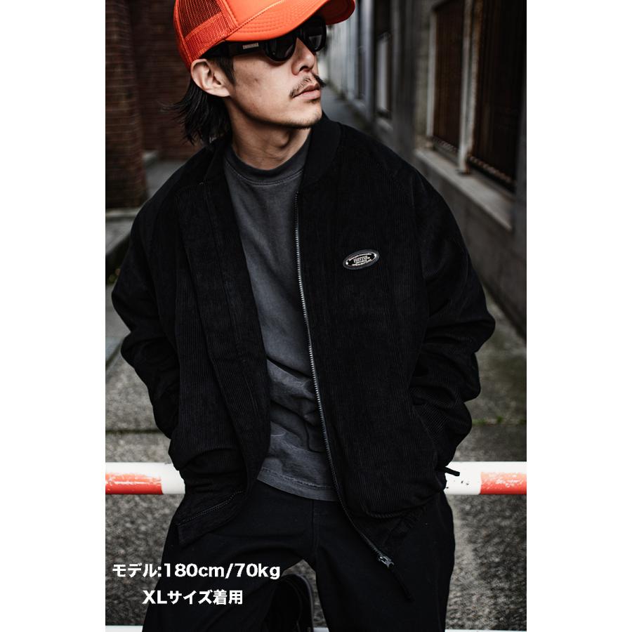 FLUTTER(フラッター) CORDUROY BOMBER JACKET 3色(BLACK/BROWN/SAND